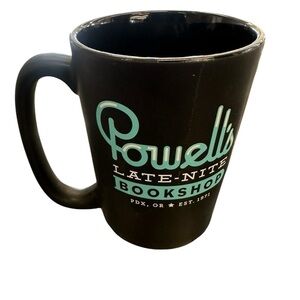 Powell's Late-Nite Coffee Mug Oregon PDX Black